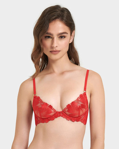 Audrey Full Cup Bra in Red  By Agent Provocateur Outlet