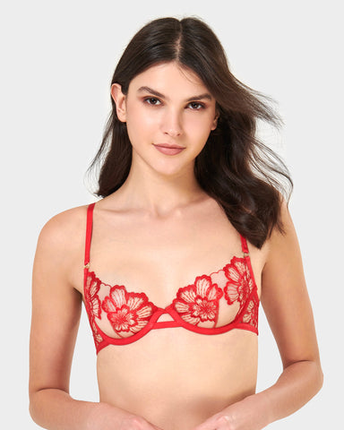 Mamia BR4372PL - 34B Womens Solid Lace Accent Bra Style Intimate Sets,  Size 34B - Pack of 6 