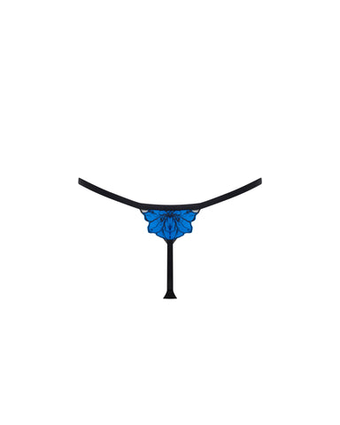 Sorento Thong Black/Egyptian Blue