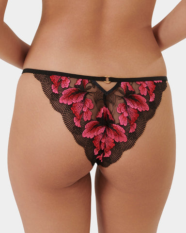 Vivienne Panty Fuchsia Pink/Red/Black