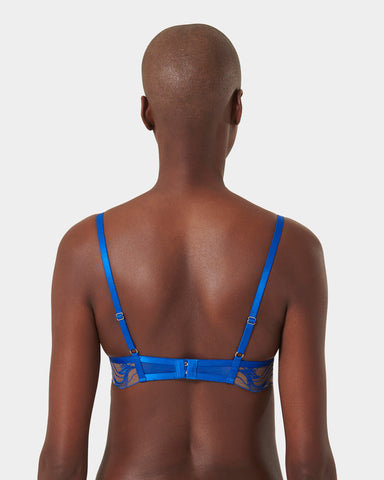 Monique Wired Bra Egyptian Blue/Sheer